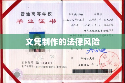 新疆文凭制作的法律风险