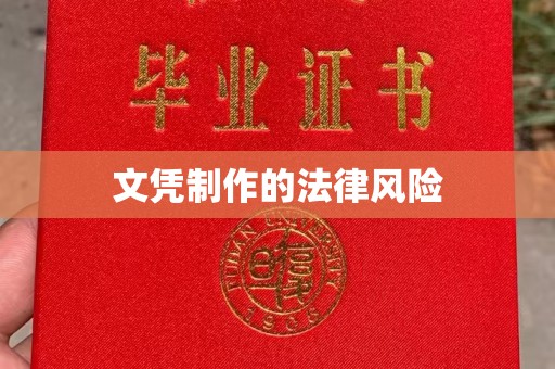 新疆文凭制作的法律风险