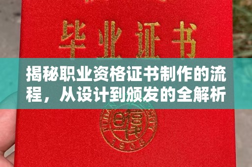 新疆揭秘职业资格证书制作的流程，从设计到颁发的全解析