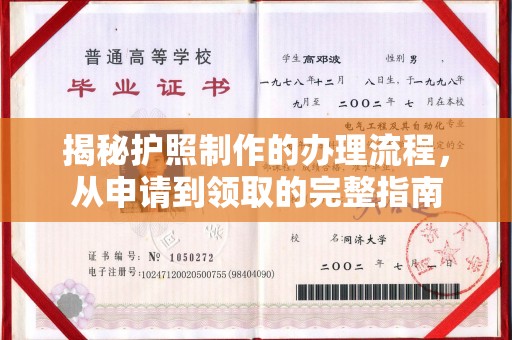 新疆揭秘护照制作的办理流程，从申请到领取的完整指南