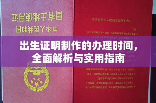 新疆出生证明制作的办理时间，全面解析与实用指南