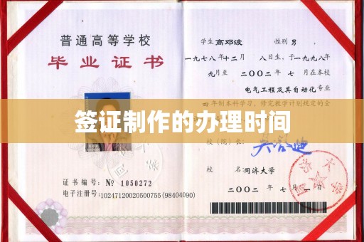 新疆签证制作的办理时间