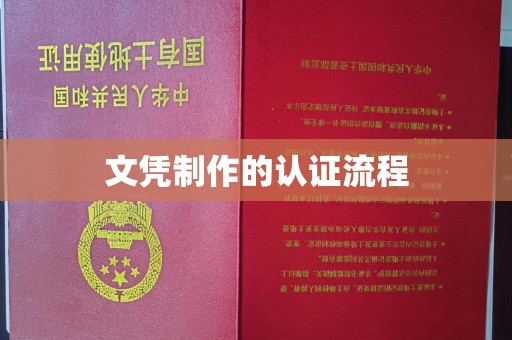 新疆文凭制作的认证流程